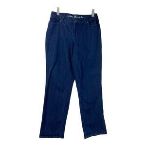L.L. Bean Favorite Jeans Curvy Fit Bootcut 9” Mid Rise Dark Wash Women’s Size 12